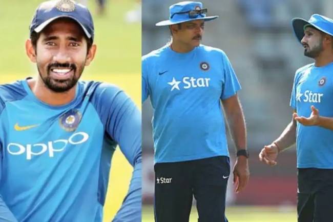 Harbhajan Singh, Ravi Shastri back Wriddhiman Saha as keeper gets threat from journalist, Irfan Pathan supports Rahul Dravid