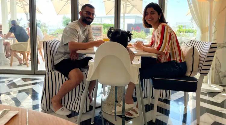 India vs Australia T20 World Cup 2021 warm-up: Virat Kohli enjoys meal with Anushka Sharma and daughter Vamika after quarantine