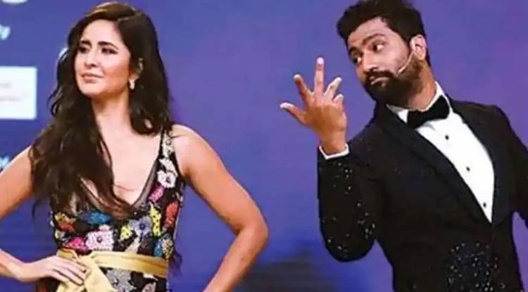 Katrina Kaif dazzled in a pink lehenga for her 'Sangeet' ceremony, groom Vicky Kaushal donned a sherwani!